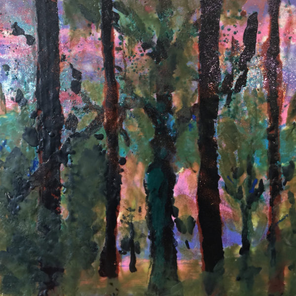 ENCAUSTIC - Enchanted Forest by Joyce Van Horn
